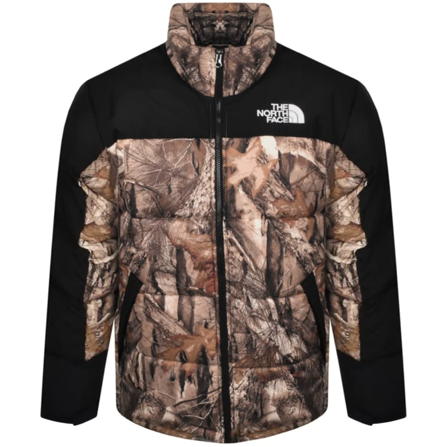 the north face himalayan insulated jacket in brown