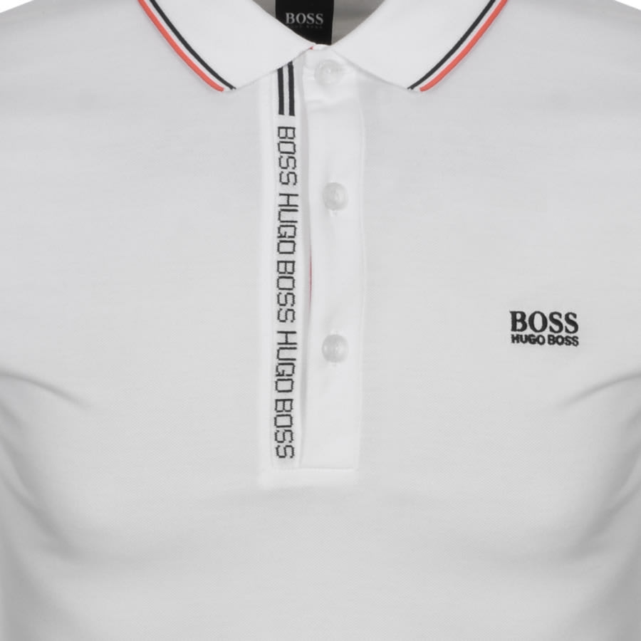 Alternative Image for ProductBOSS Paule 4 Jersey Polo T Shirt White3