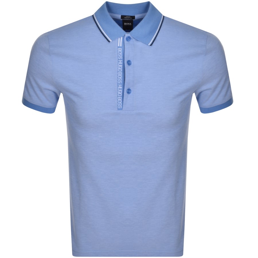 Alternative Image for ProductBOSS Paule 4 Jersey Polo T Shirt Blue1