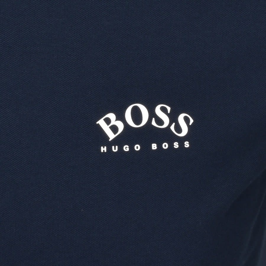 Alternative Image for ProductBOSS Paul Curved Polo T Shirt Navy3