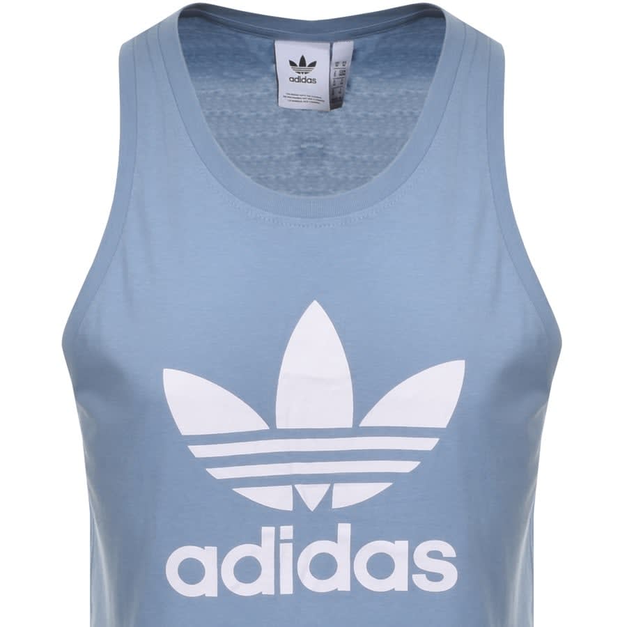 Alternative Image for Productadidas Originals Trefoil Vest T Shirt Blue2