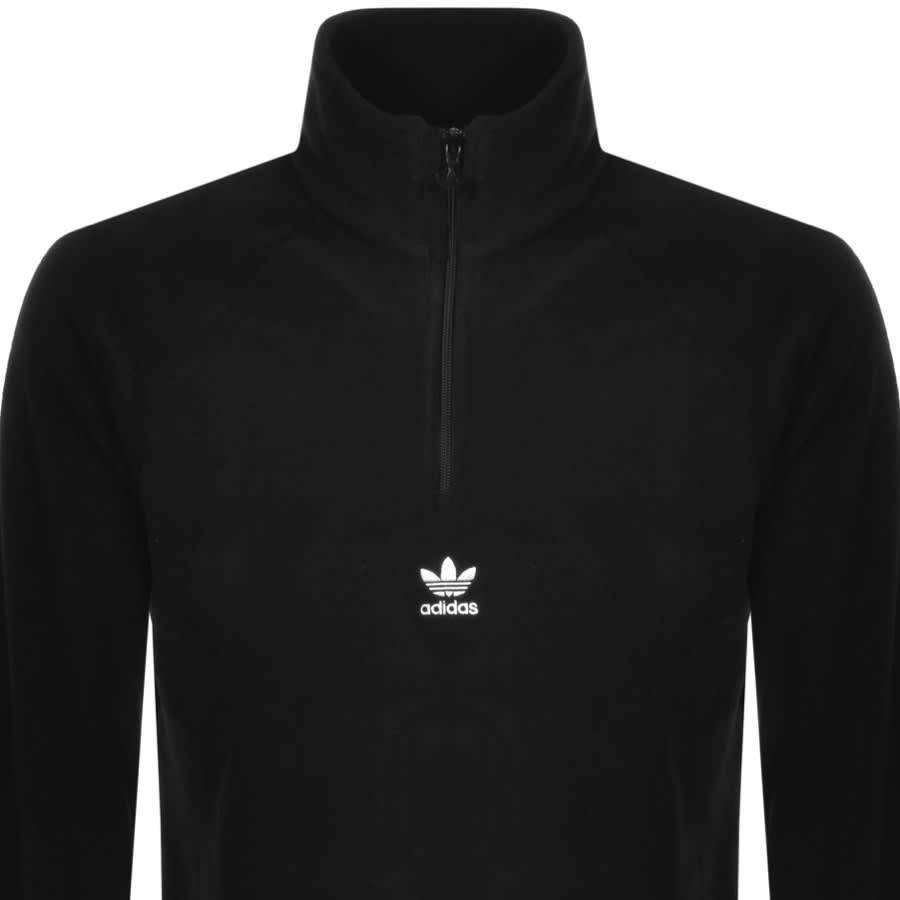 Alternative Image for Productadidas Originals Trefoil Logo Track Fleece Black2