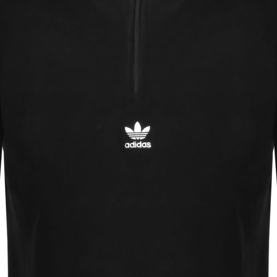 Alternative Image for Productadidas Originals Trefoil Logo Track Fleece Black3