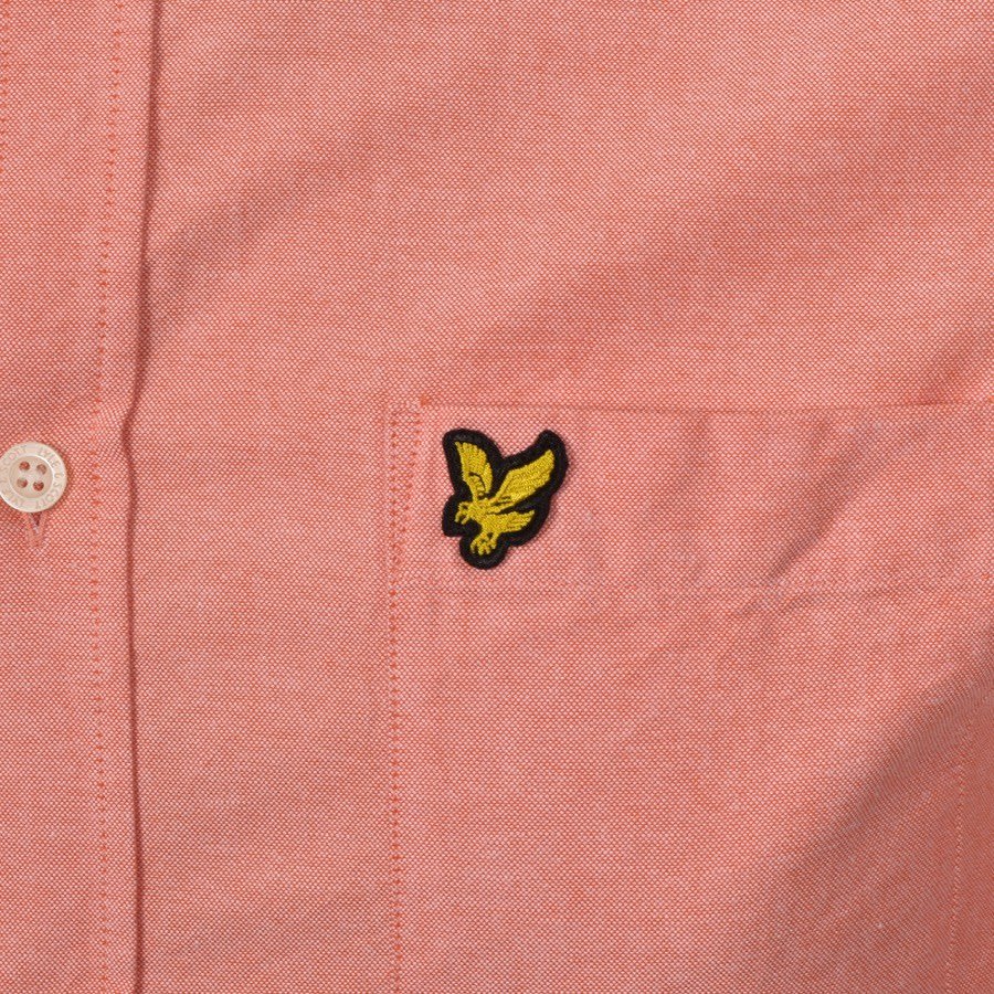 Alternative Image for ProductLyle And Scott Oxford Short Sleeve Shirt Orange3
