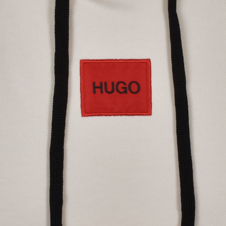 Alternative Image for ProductHUGO Dresley Short Sleeved Hoodie Cream3