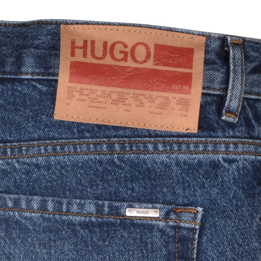 Alternative Image for ProductHUGO 634 Denim Logo Shorts Blue3