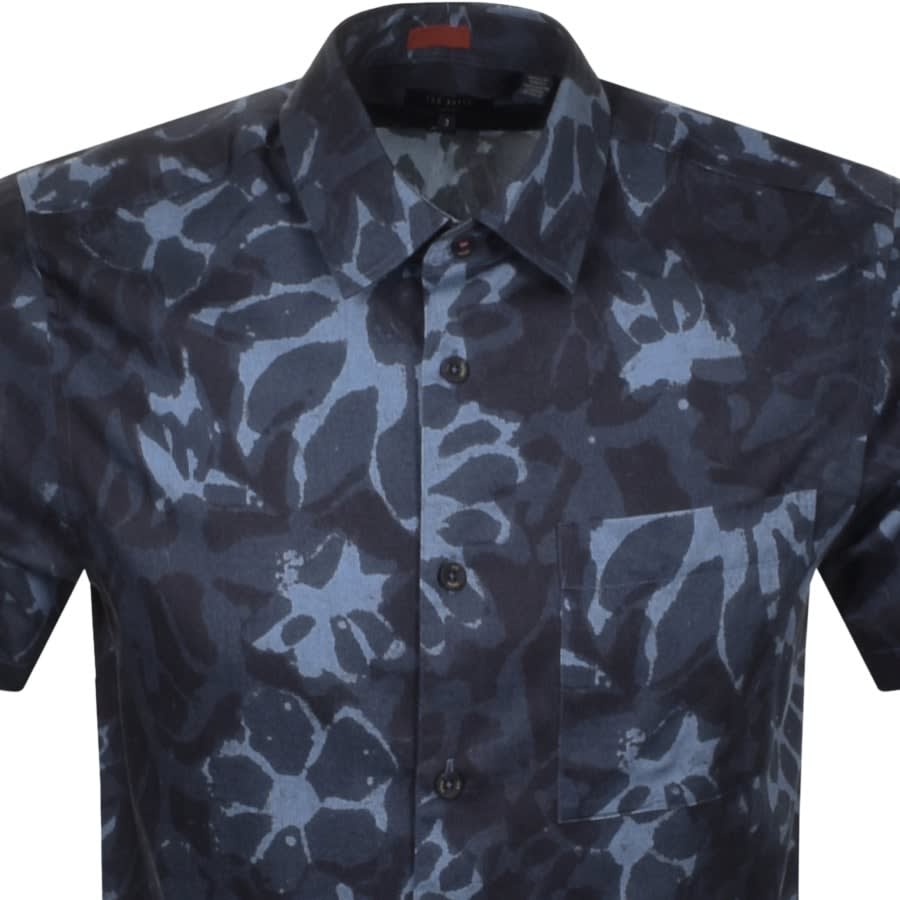Alternative Image for ProductTed Baker Ufroze Short Sleeved Shirt Navy2