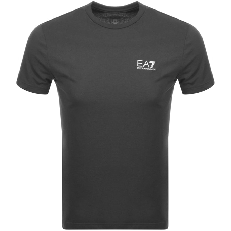 EA7 Emporio Armani Core ID T Shirt Grey | Mainline Menswear