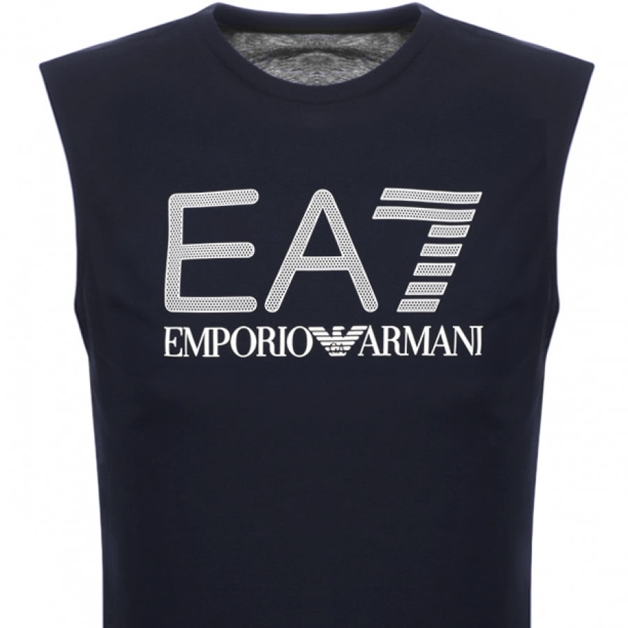 Alternative Image for ProductEA7 Emporio Armani Logo Vest Navy2