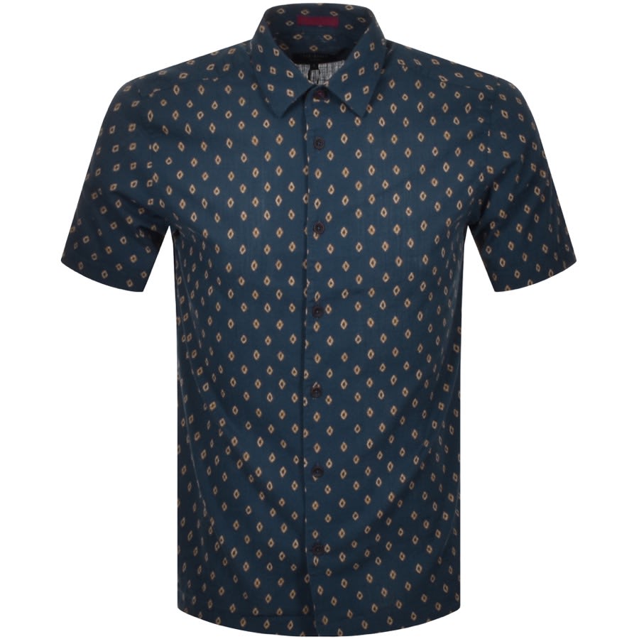 Alternative Image for ProductTed Baker Ginton Short Sleeved Shirt Navy1