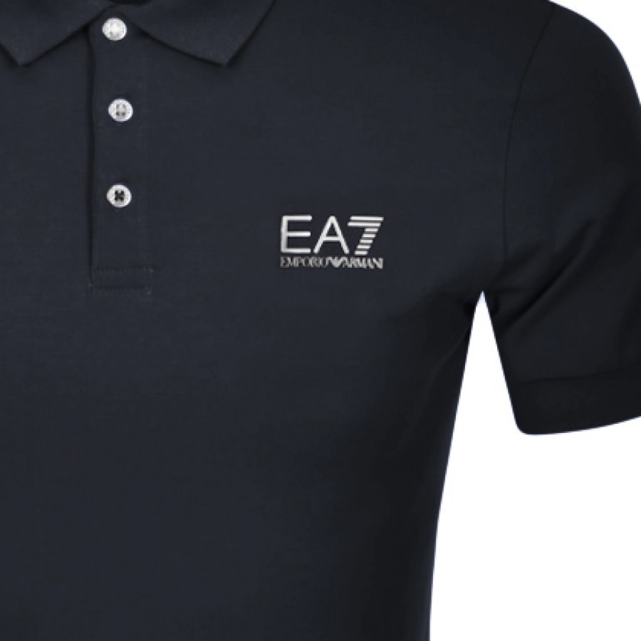 Alternative Image for ProductEA7 Emporio Armani Core ID Polo T Shirt Navy3