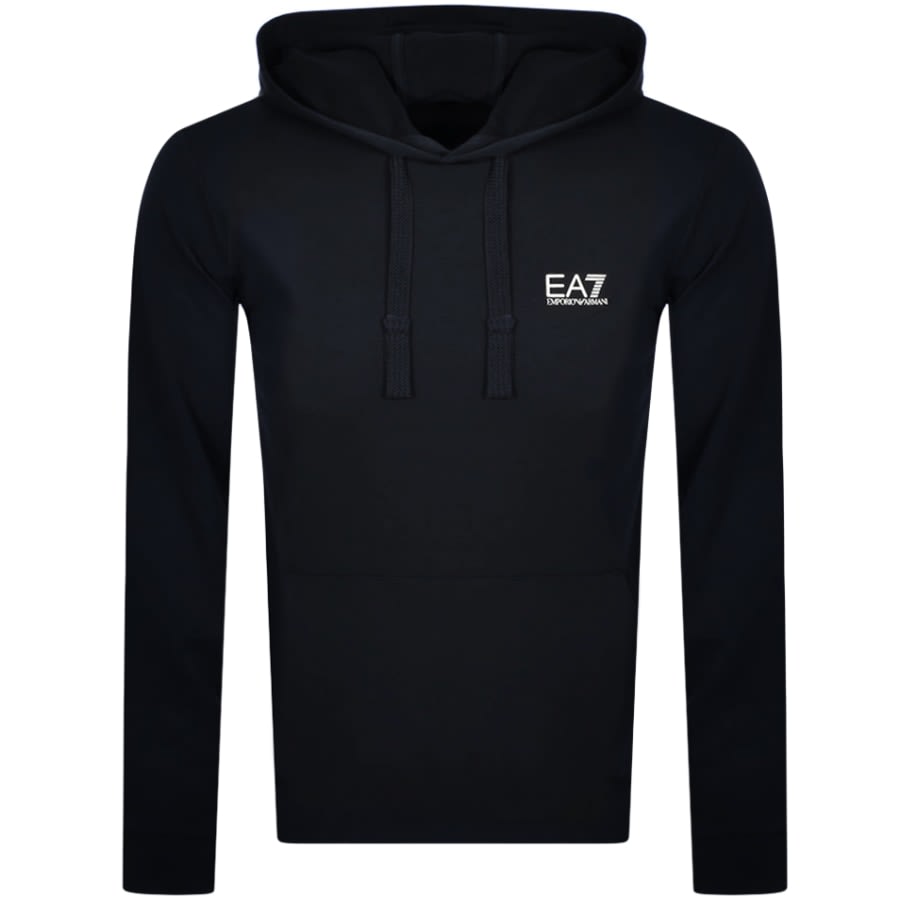 Alternative Image for ProductEA7 Emporio Armani Logo Hoodie Navy1