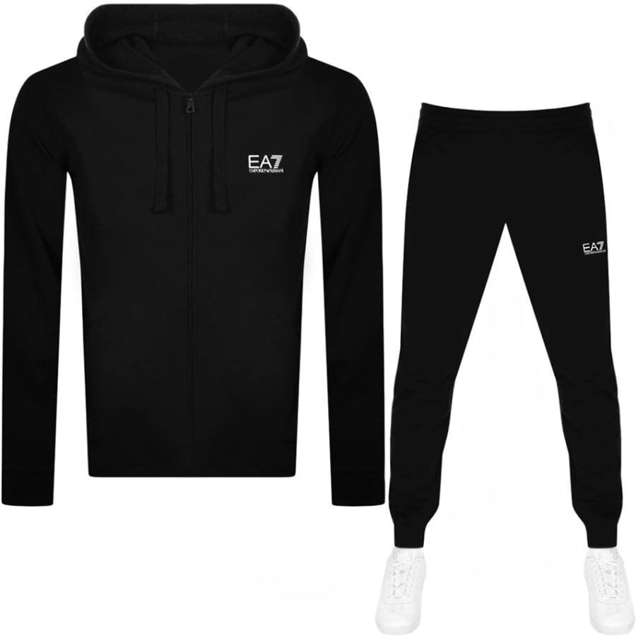 EA7 Emporio Armani Core ID Tracksuit Black | Mainline Menswear Australia