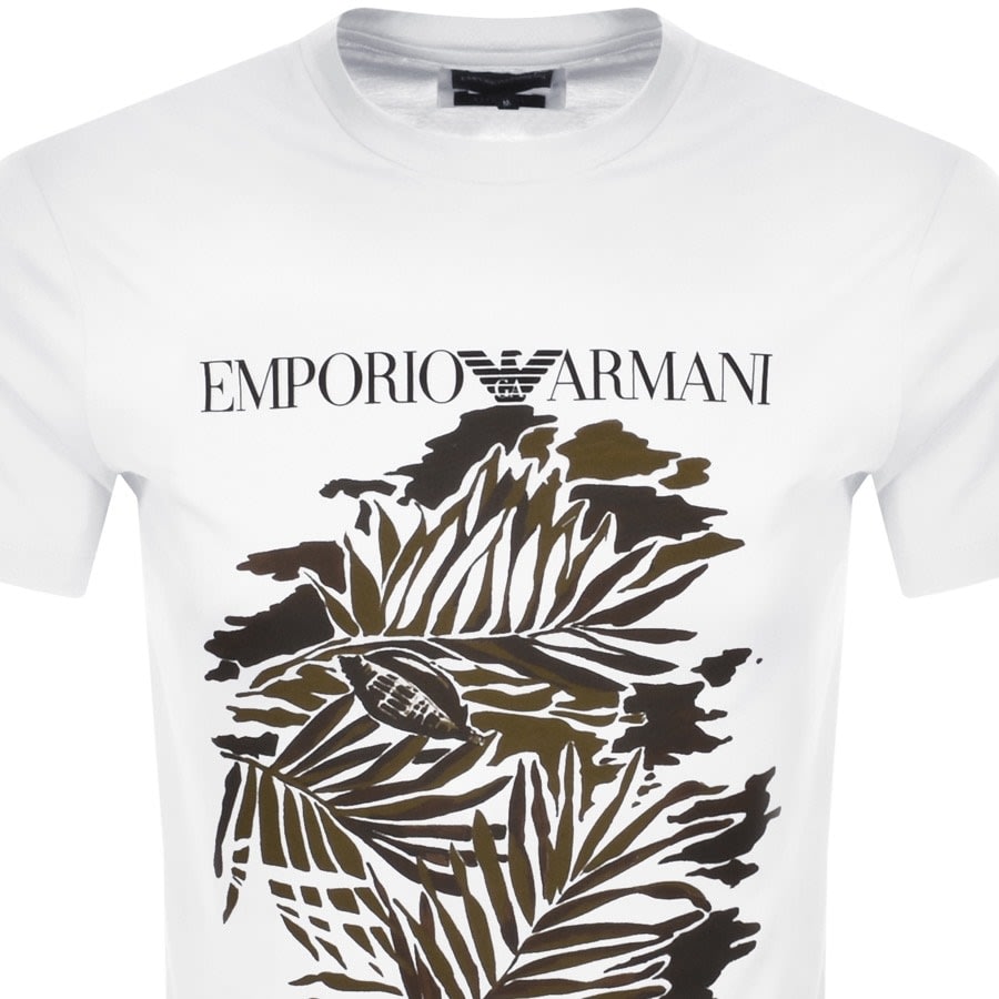 Alternative Image for ProductEmporio Armani Graphic Logo T Shirt White2