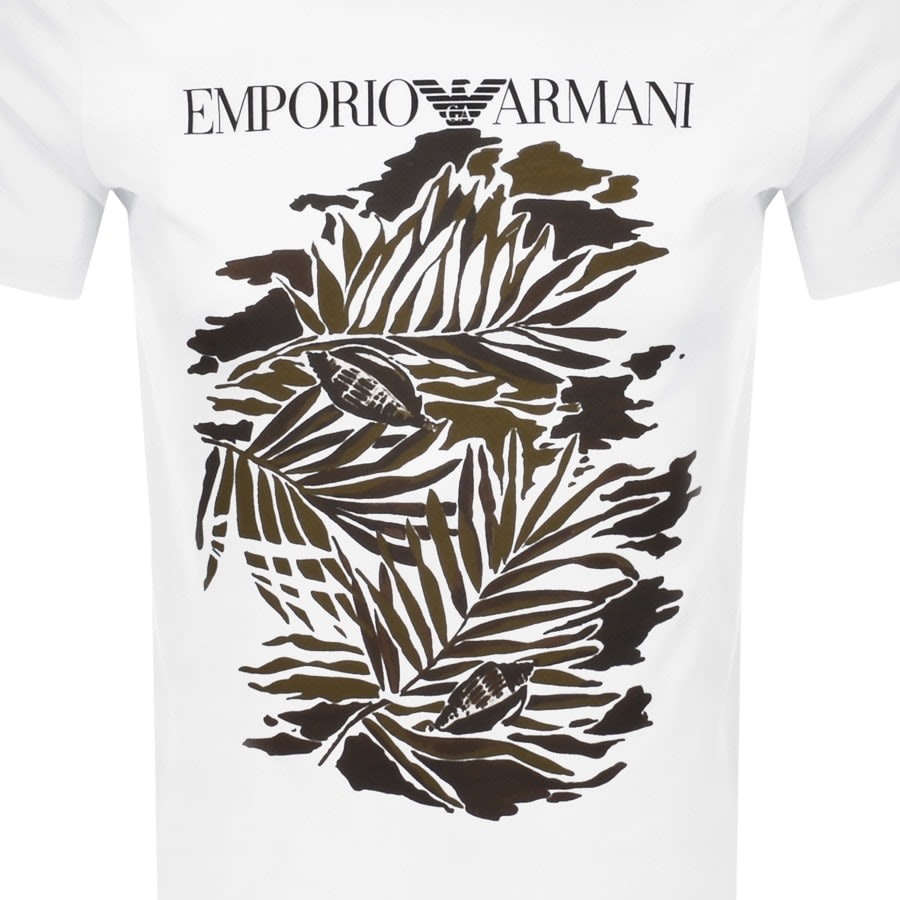 Alternative Image for ProductEmporio Armani Graphic Logo T Shirt White3