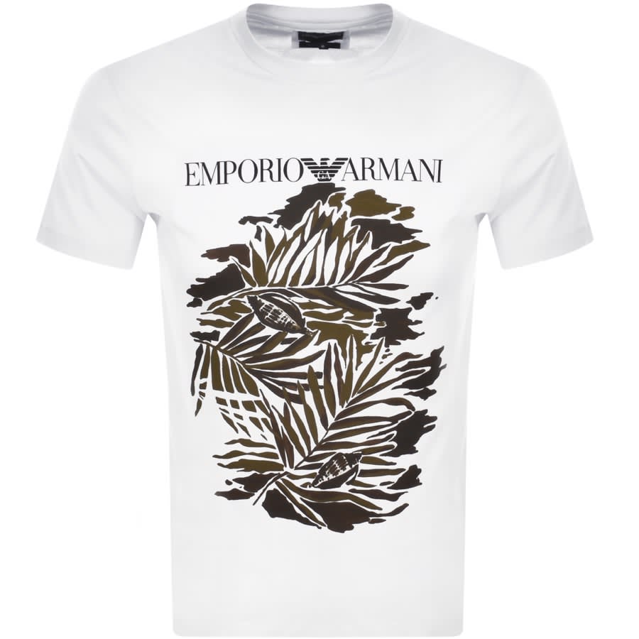 Alternative Image for ProductEmporio Armani Graphic Logo T Shirt White1