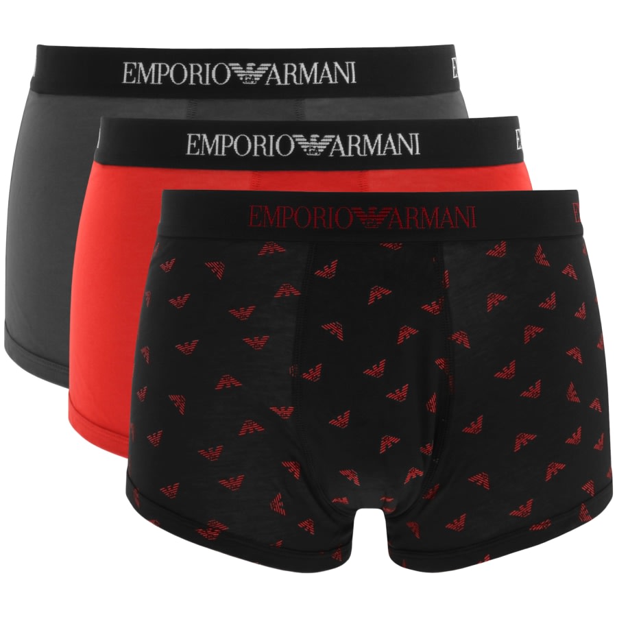 Alternative Image for ProductEmporio Armani Underwear 3 Pack Trunks Grey1