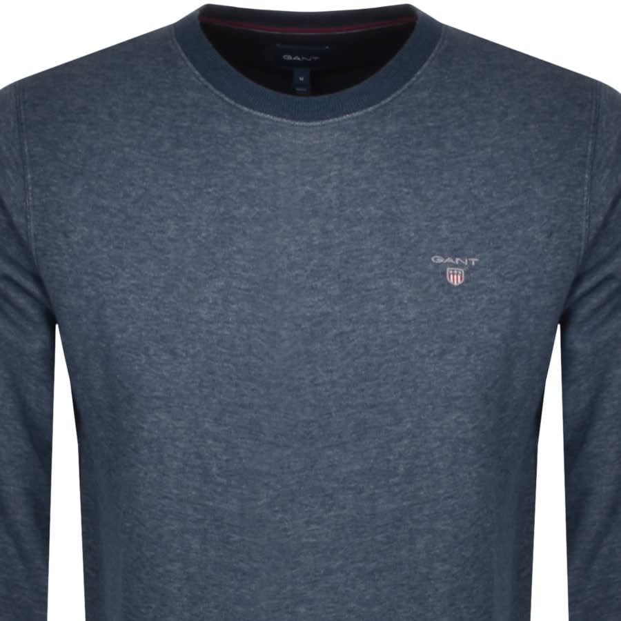 Alternative Image for ProductGant Crew Neck Logo Sweatshirt Navy2