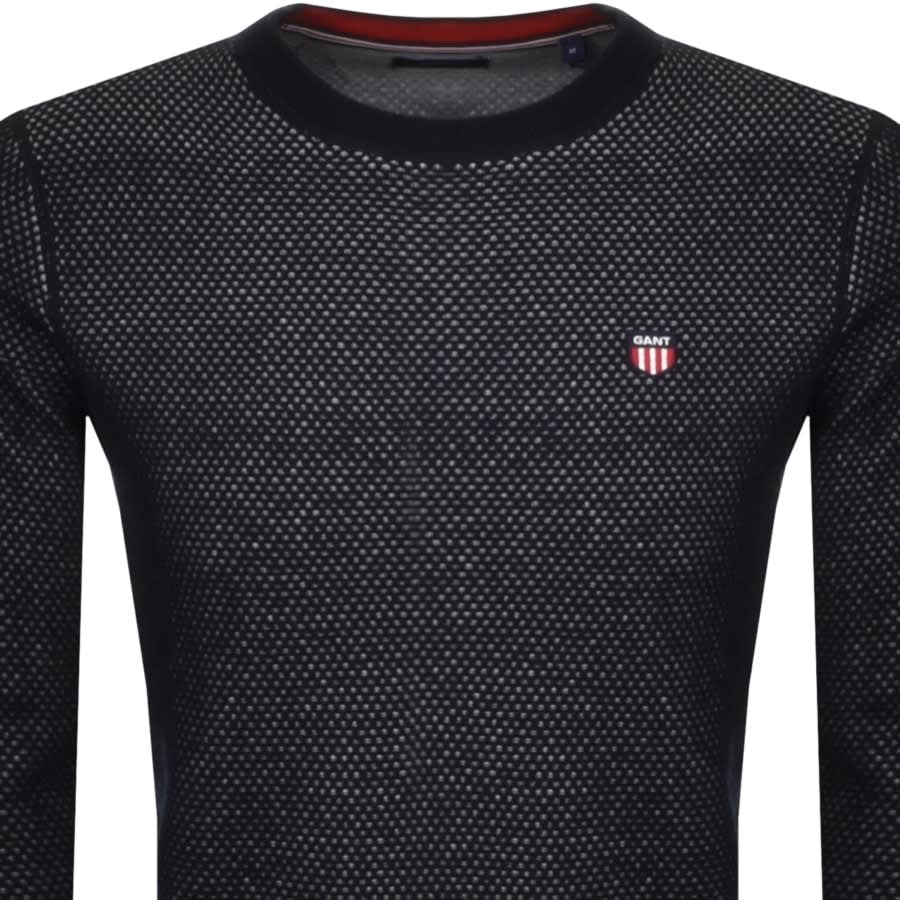 Alternative Image for ProductGant Crew Neck Knit Jumper Navy2