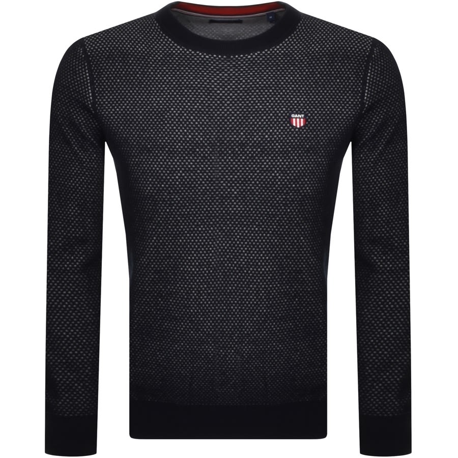 Alternative Image for ProductGant Crew Neck Knit Jumper Navy1
