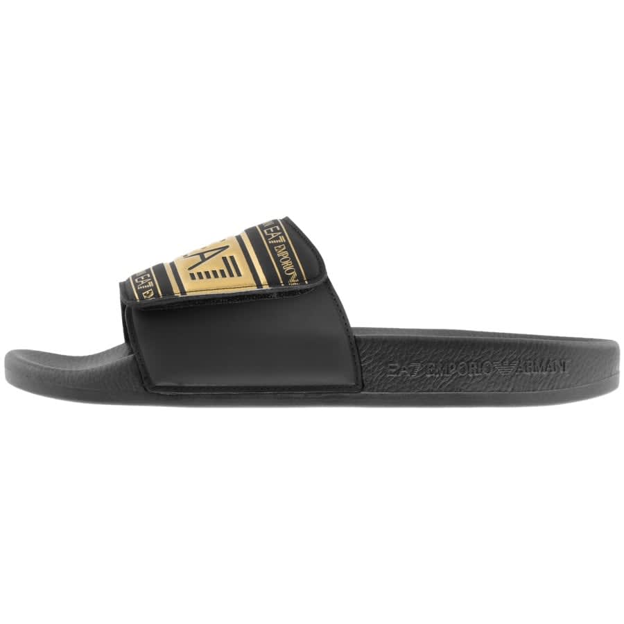Alternative Image for ProductEA7 Emporio Armani Logo Sliders Black2