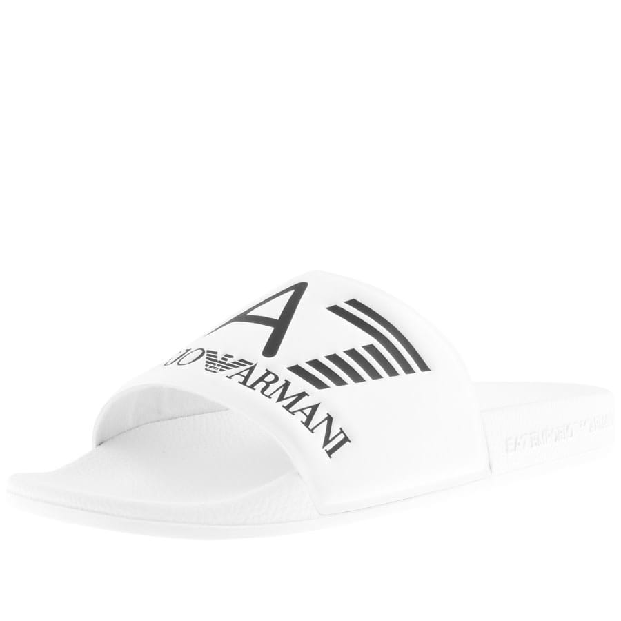 Alternative Image for ProductEA7 Emporio Armani Visibility Sliders White2