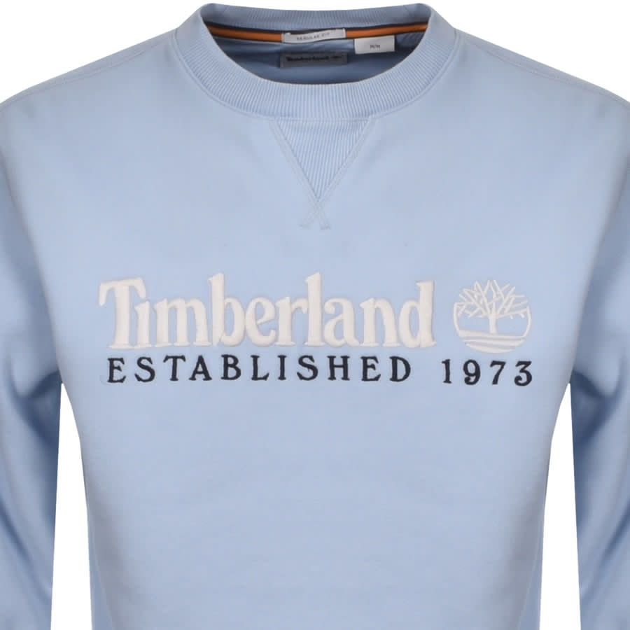 Alternative Image for ProductTimberland Crew Neck Logo Sweatshirt Blue2
