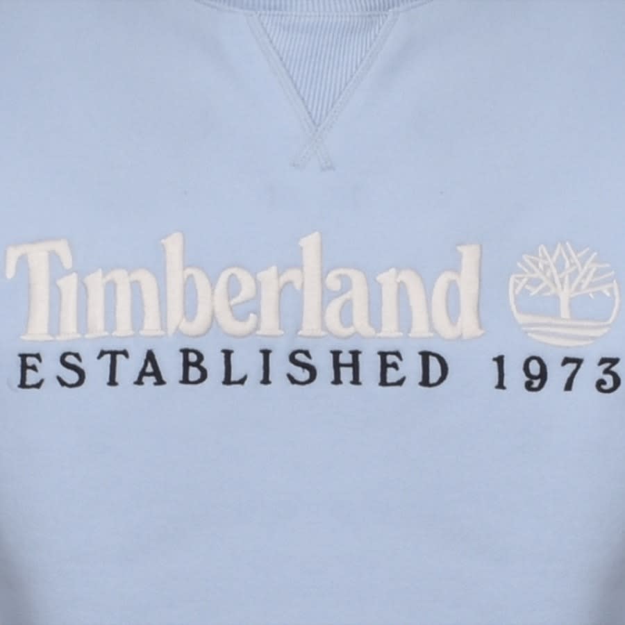 Alternative Image for ProductTimberland Crew Neck Logo Sweatshirt Blue3