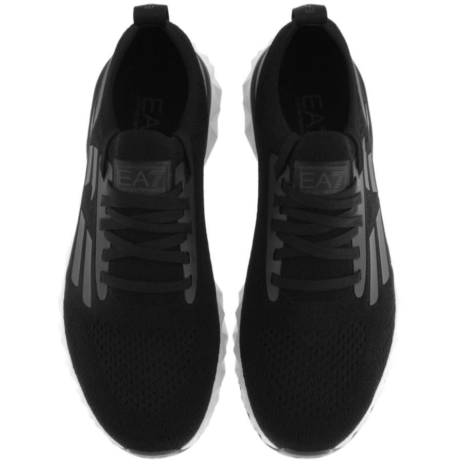 Alternative Image for ProductEA7 Emporio Armani Logo Trainers Black3
