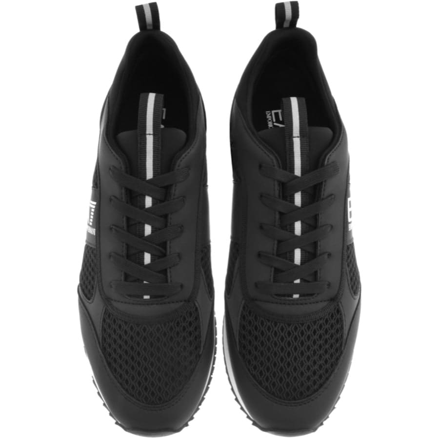 Alternative Image for ProductEA7 Emporio Armani Logo Trainers Black3