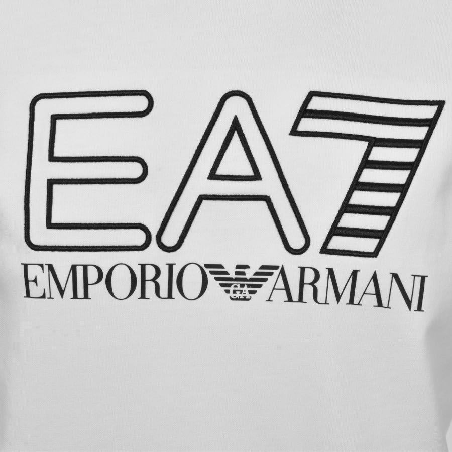 Alternative Image for ProductEA7 Emporio Armani Logo Hoodie White3