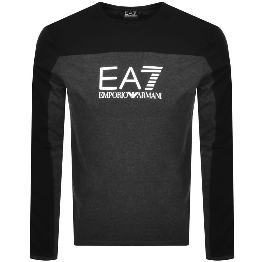Alternative Image for ProductEA7 Emporio Armani Long Sleeve T Shirt Grey1