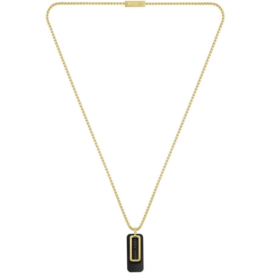 Alternative Image for ProductBOSS Double Pendant Necklace Gold1