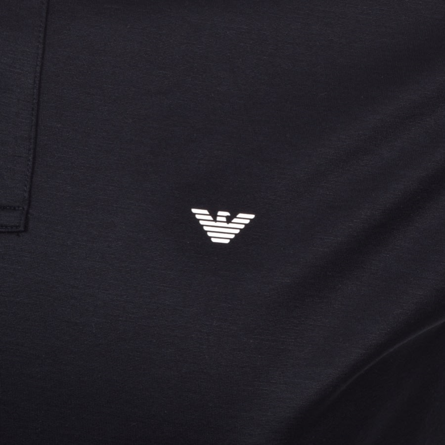 Alternative Image for ProductEmporio Armani Short Sleeved Polo T Shirt Blue3