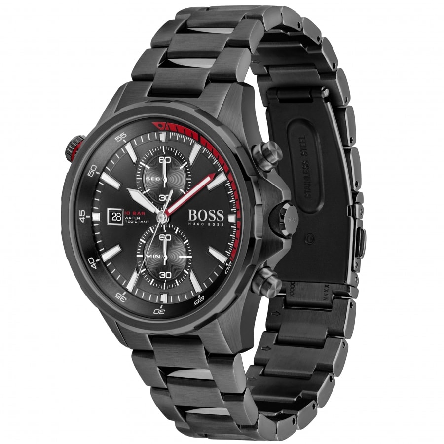 Alternative Image for ProductBOSS 1513825 Globetrotter Watch Black2
