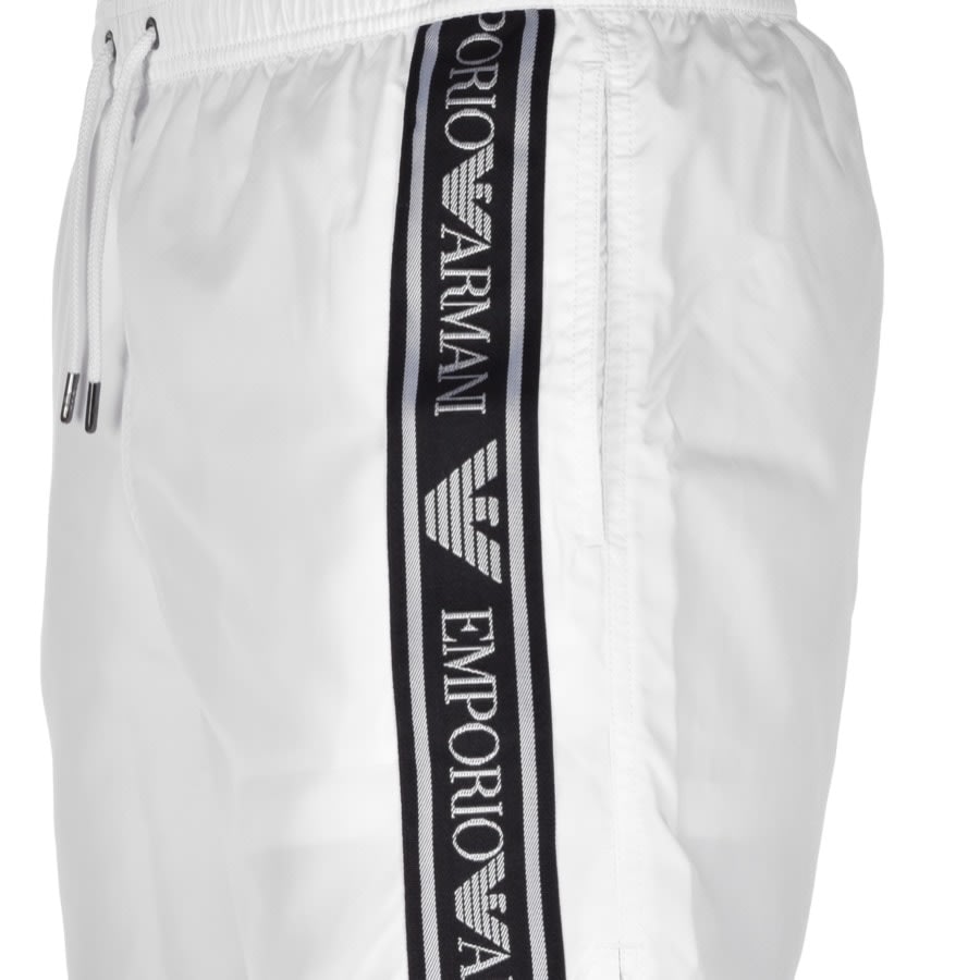 Alternative Image for ProductEmporio Armani Logo Swim Shorts White3