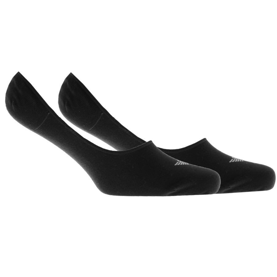 Alternative Image for ProductEmporio Armani 2 Pack Invisible Socks Black1