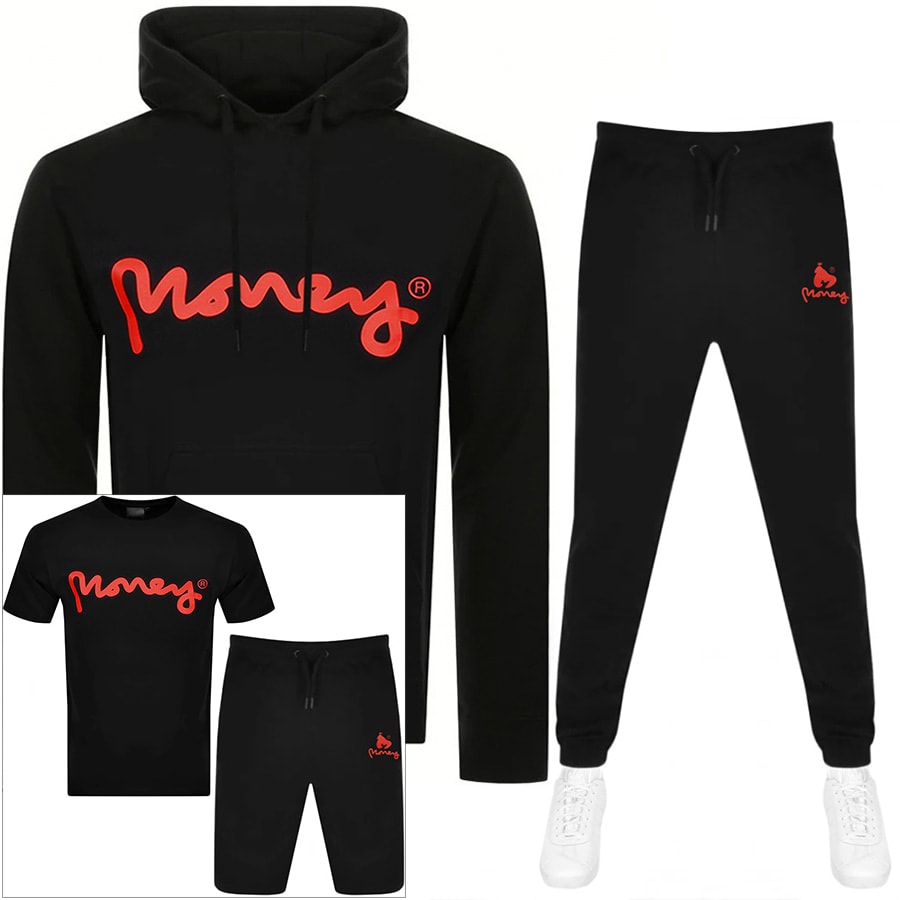Money tracksuit red
