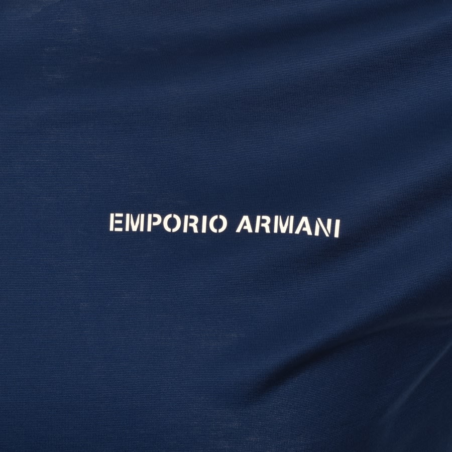 Alternative Image for ProductEmporio Armani Crew Neck Logo T Shirt Blue3