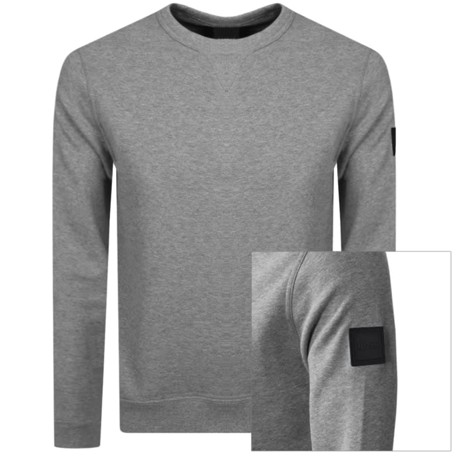 Alternative Image for ProductBOSS Casual Walkup Sweatshirt Grey1