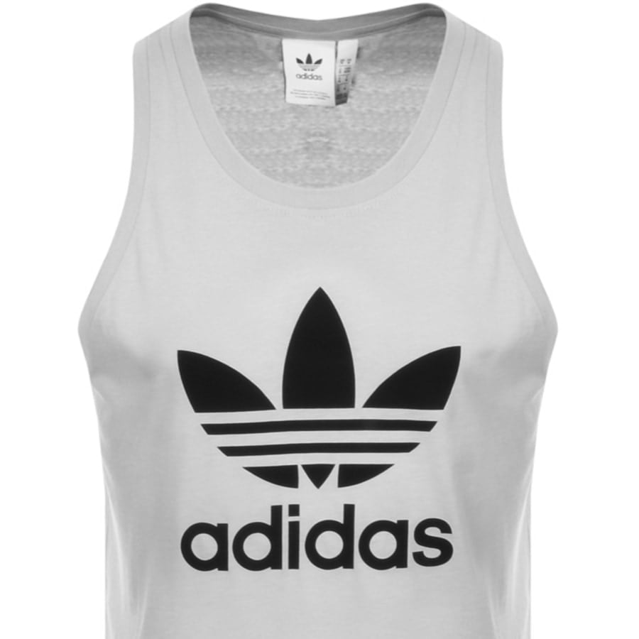 Alternative Image for Productadidas Originals Trefoil Tank Top White2