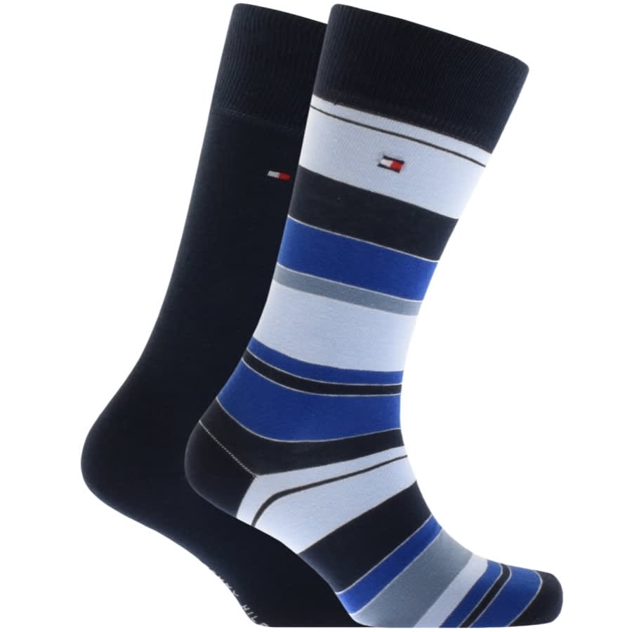 Alternative Image for ProductTommy Hilfiger Two Pack Stripe Socks Navy1