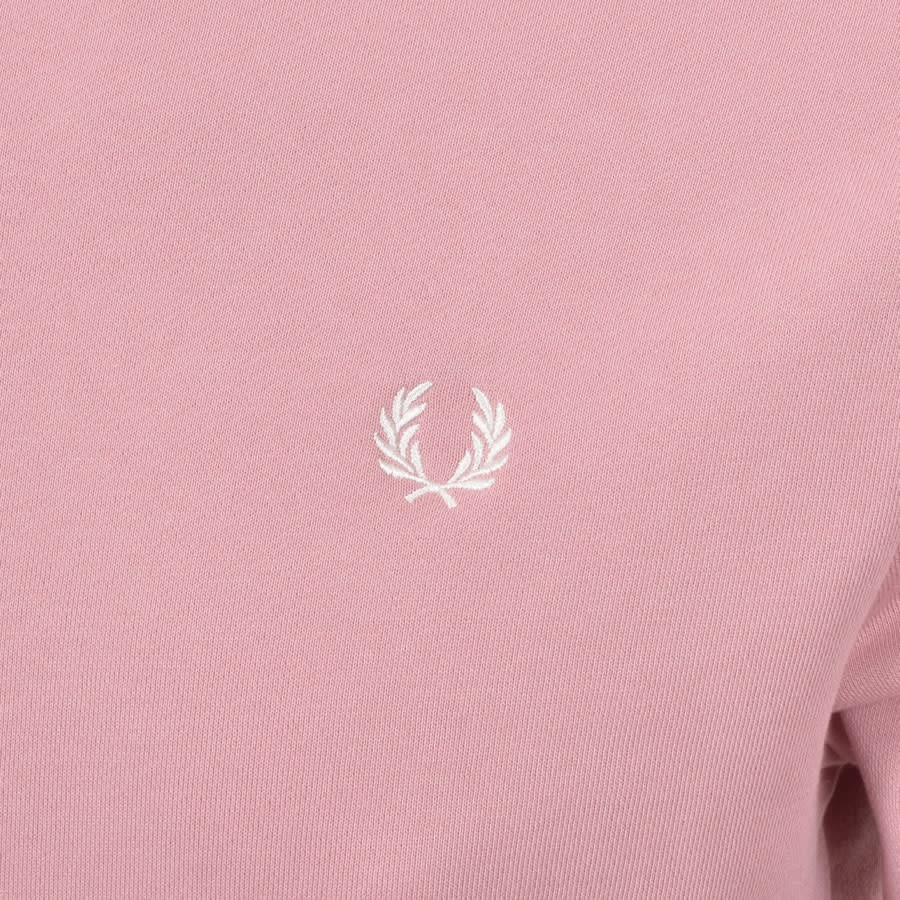 Alternative Image for ProductFred Perry Crew Neck Sweatshirt Pink3
