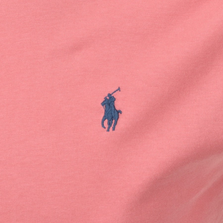Alternative Image for ProductRalph Lauren Crew Neck Slim Fit T Shirt Pink3
