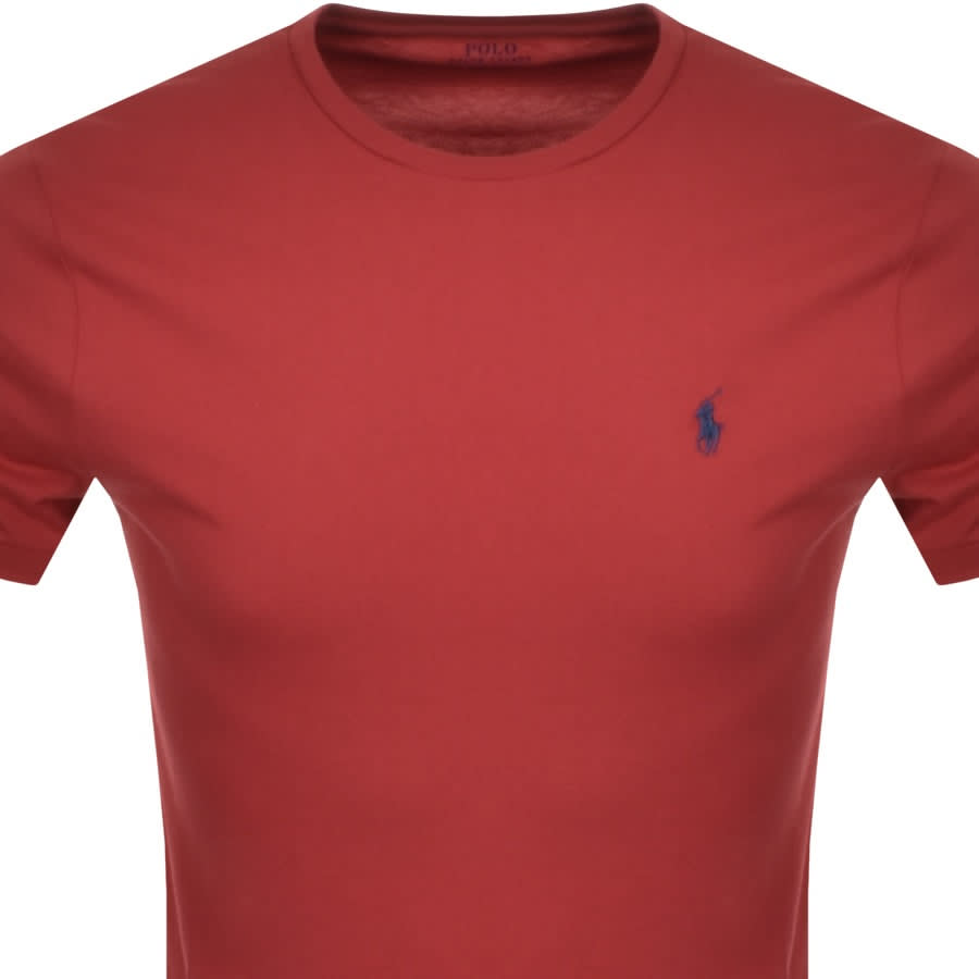 Alternative Image for ProductRalph Lauren Crew Neck Slim Fit T Shirt Red2
