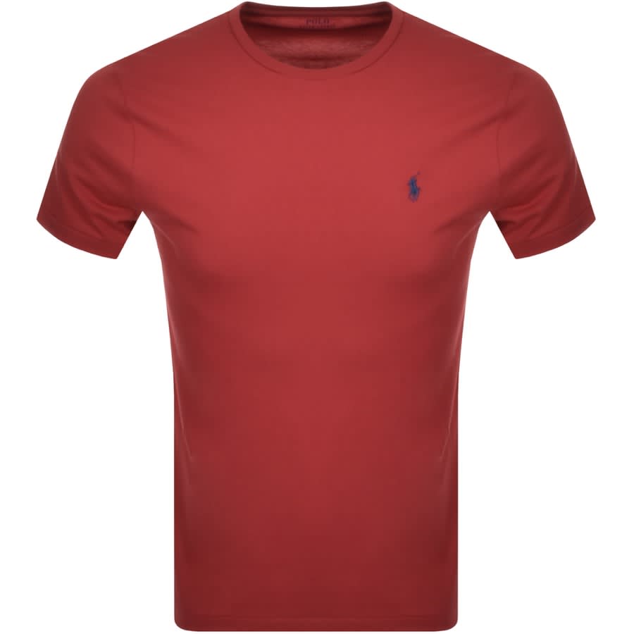 Alternative Image for ProductRalph Lauren Crew Neck Slim Fit T Shirt Red1