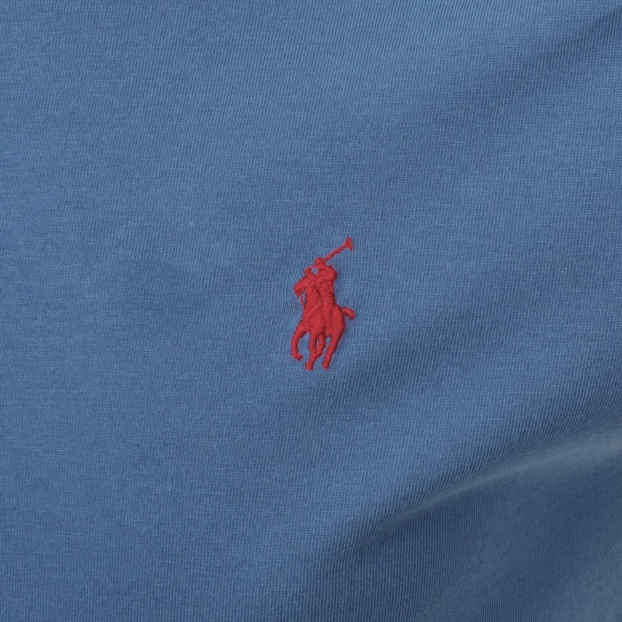 Alternative Image for ProductRalph Lauren Crew Neck Slim Fit T Shirt Blue3