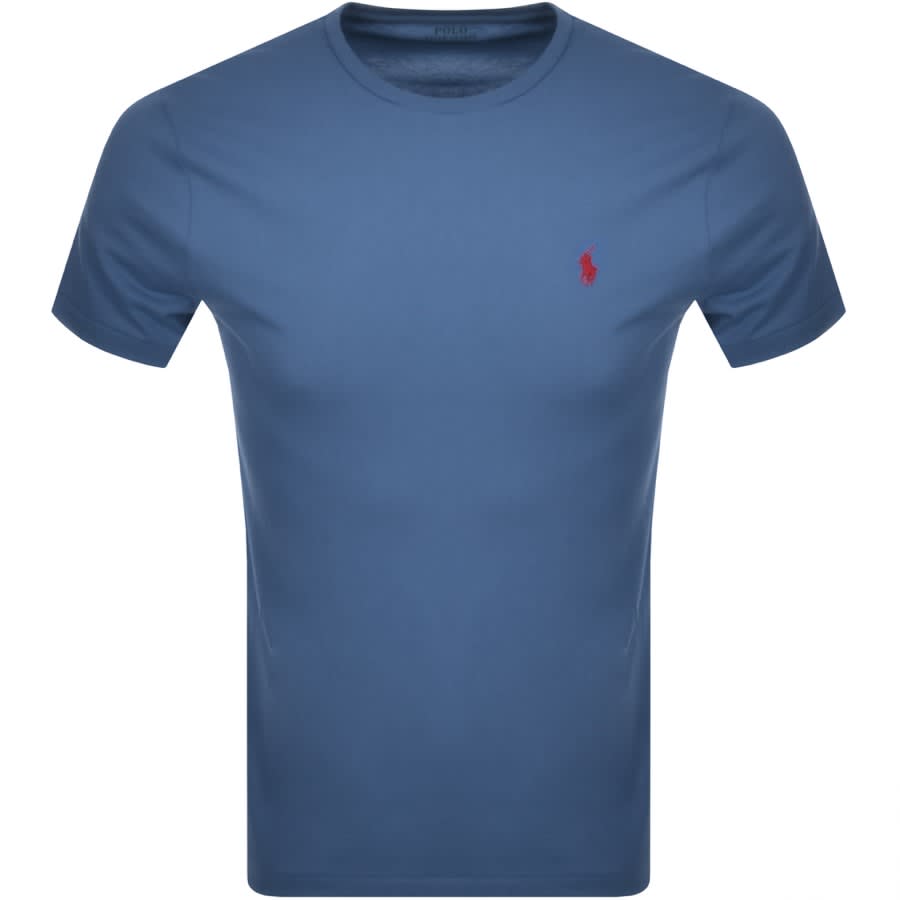 Alternative Image for ProductRalph Lauren Crew Neck Slim Fit T Shirt Blue1