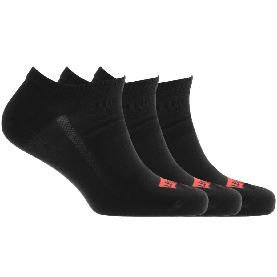 Alternative Image for ProductLevis 168SF Low Cut 3 Pack Socks Black1