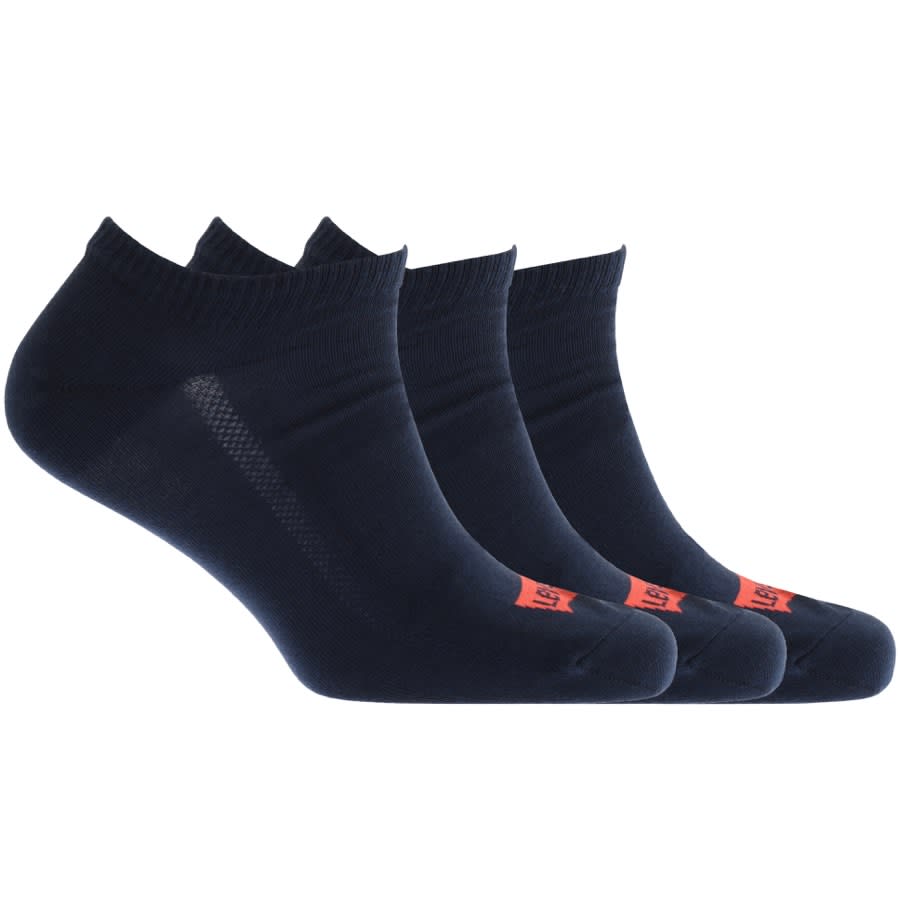 Alternative Image for ProductLevis 168SF Low Cut 3 Pack Socks Navy1